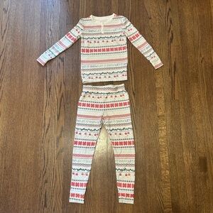 Target Kids Pajama Set Kids' "Let it Snow" Fair Isle Cozy Knit